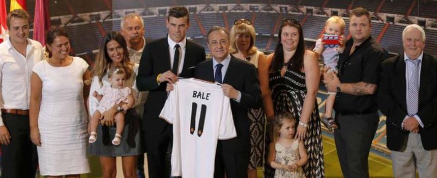 Frank Bale with his family